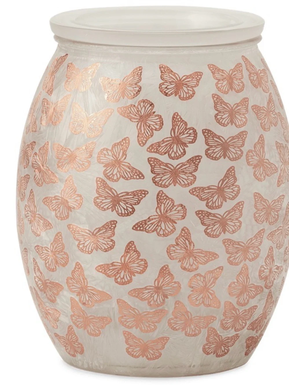 Scentsy Rose Gold Butterfly wing 2025 wax melt  Warmer